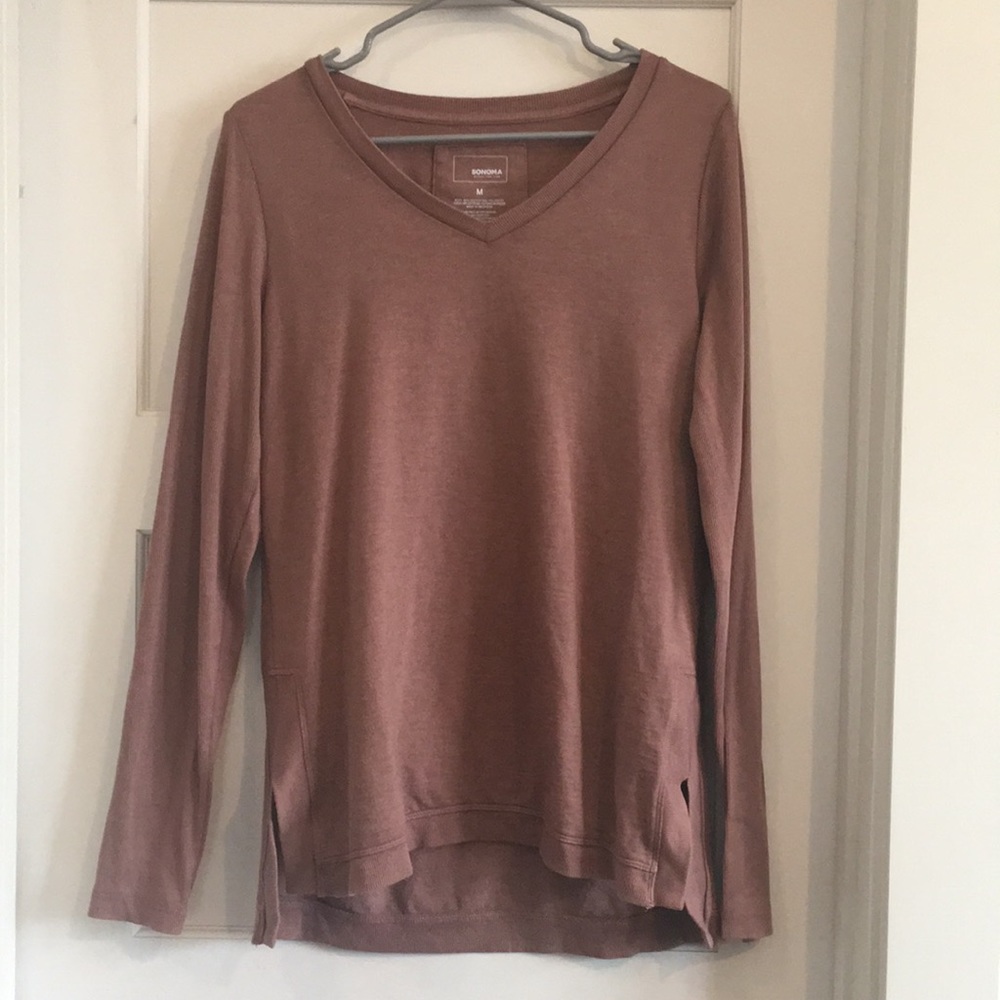 Pale Pink Long Sleeve Top